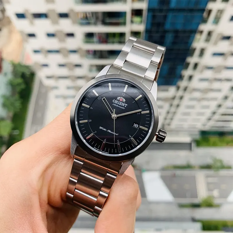 Orient Sentinel Black Dial Men's Watch- FAC05001B0